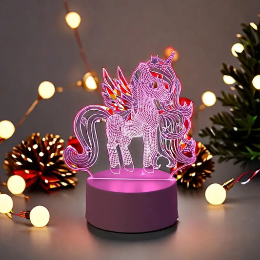 Lampa 3D Unicorn - Cadoul perfect pentru copilul tau